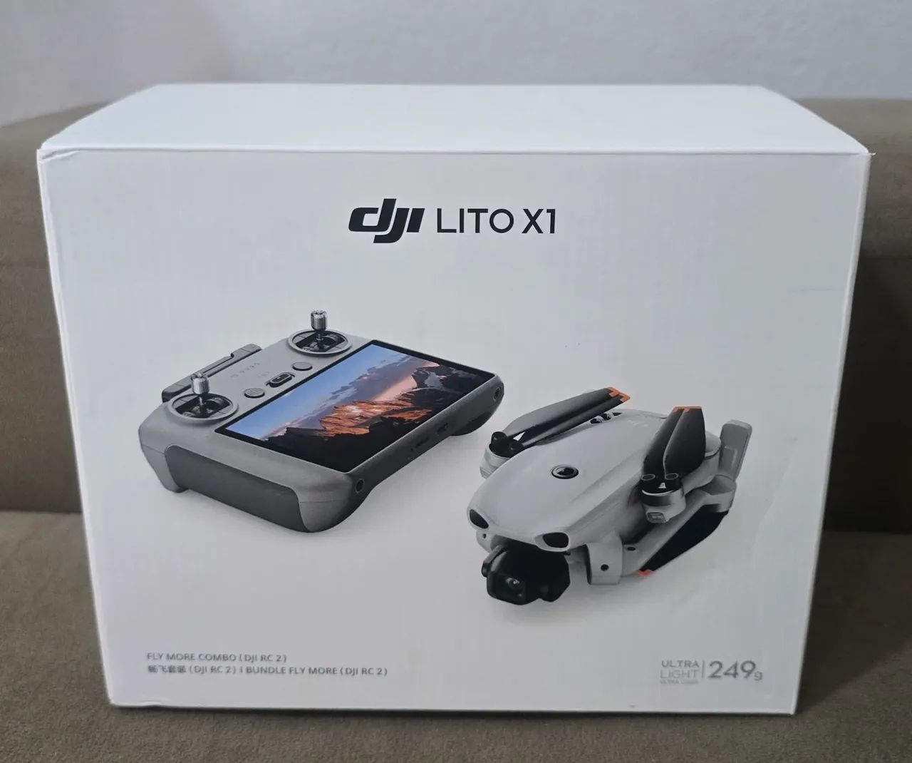DRONE DJI LITO X1 FLY MORE COMBO CONTROLE COM TELA NOVO, LACRADO À PRONTA ENTREGA  - Foto 3
