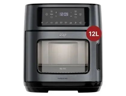 Air Fryer Wap Oven WAOD2 Preto e Inox Digital com Timer 12L - Foto 3