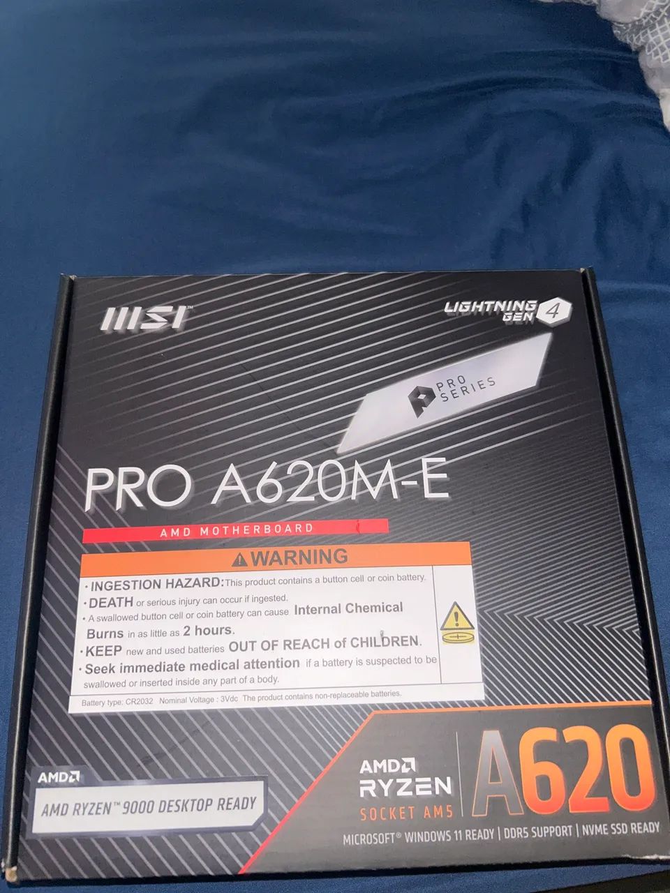 Placa mãe Msi Pro A620m-e ddr5