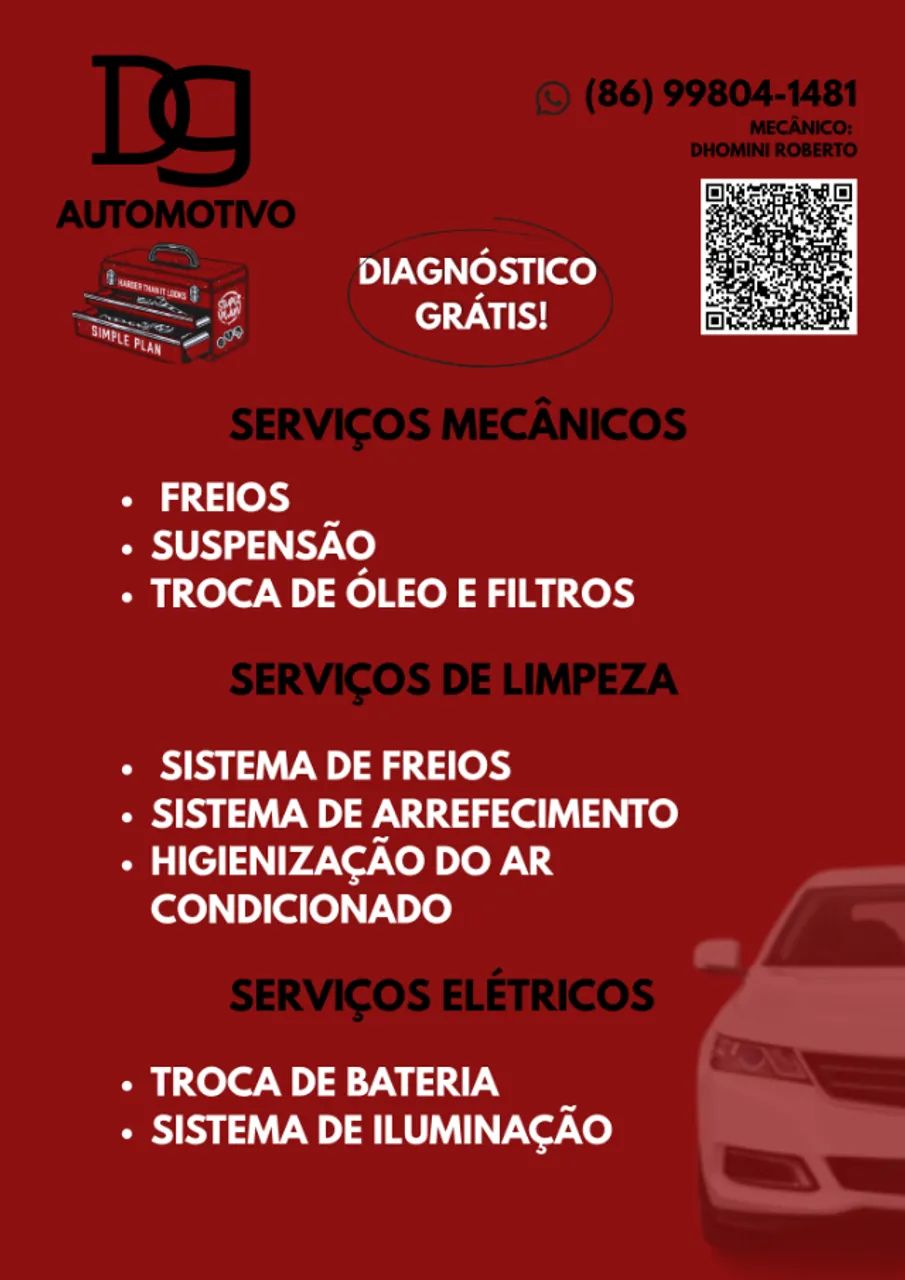 Serviços mecânicos e alinhamento automotivo.