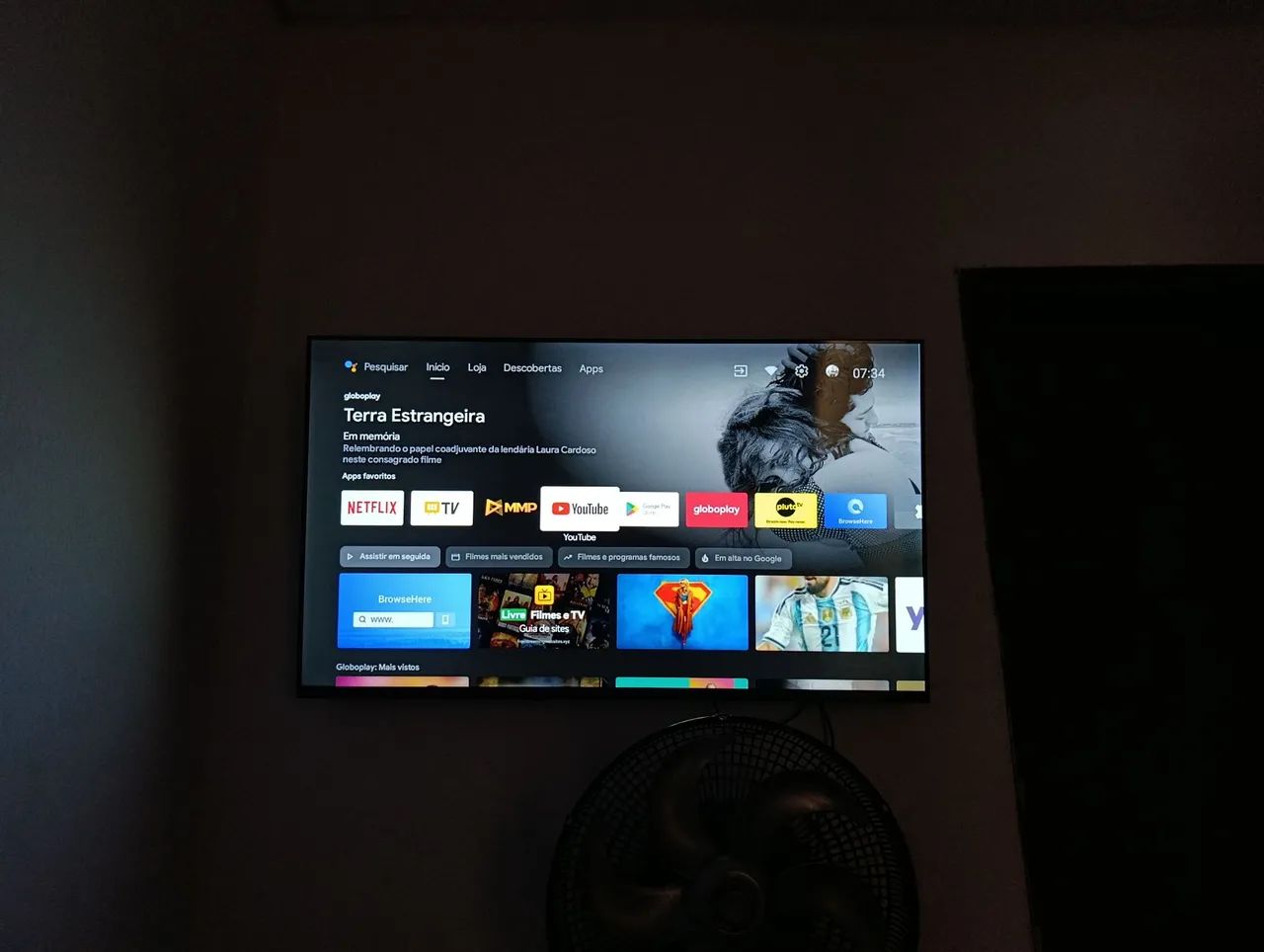 Tv smart multi 43 polegadas semi. Nova 