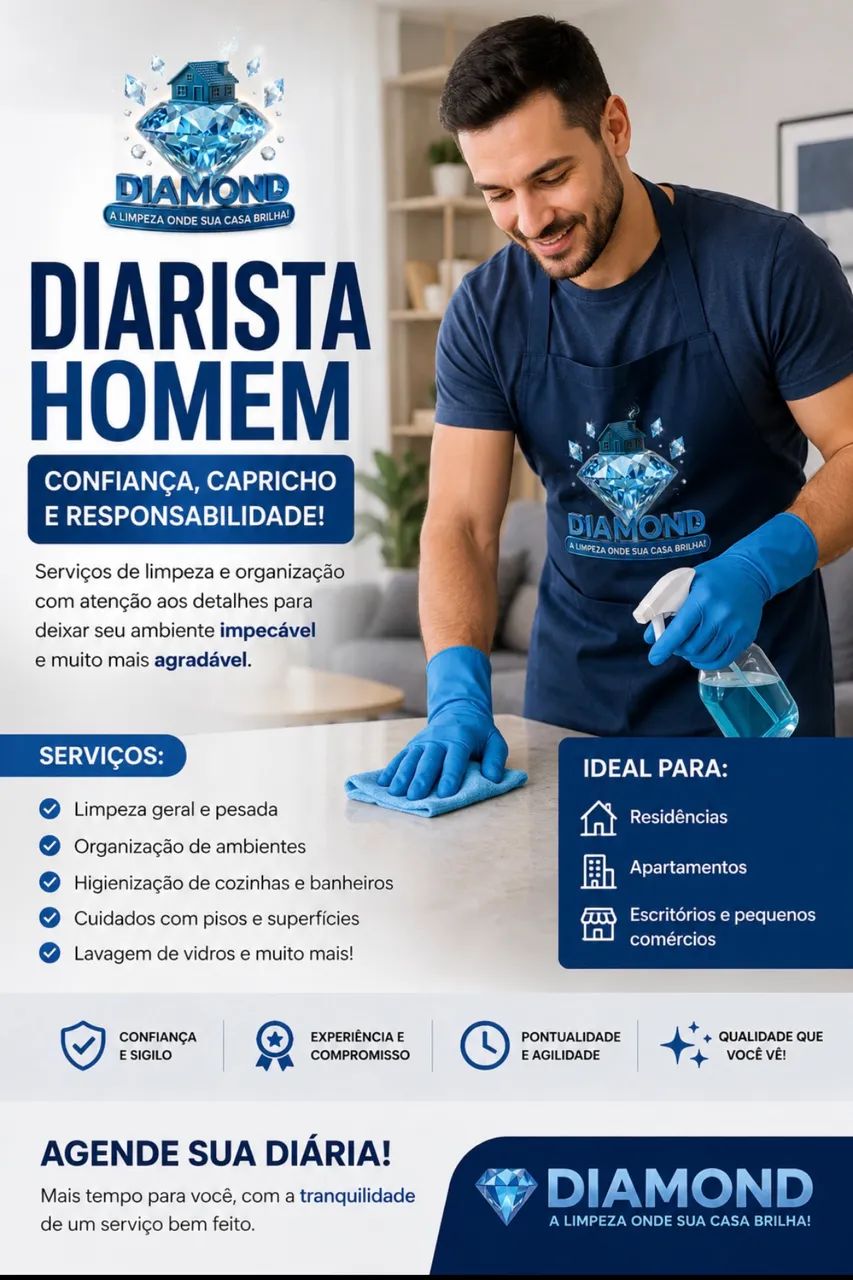 Diarista Homem! 