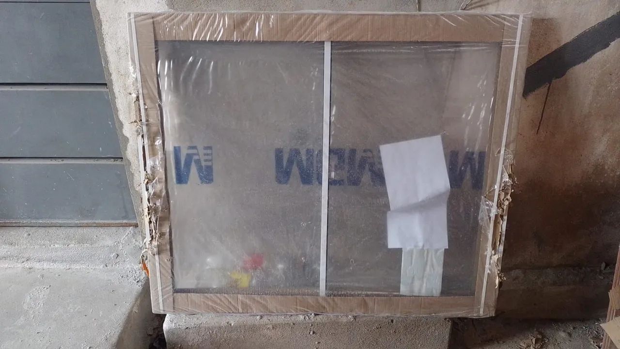 Sliding window. Aluminum material
