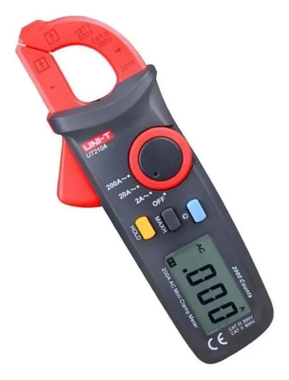 Alicate Amperímetro Digital Uni-T UT210A 200A Corrente CA 200A