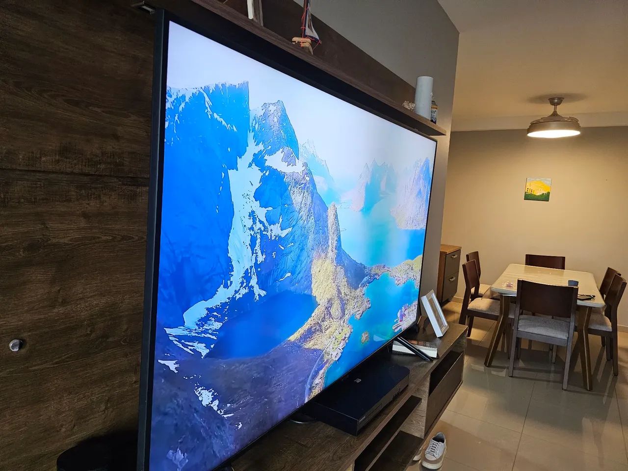 Smart TV Samsung 58? 4K UHD RU7100 - Funcionando - Foto 3