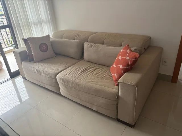 Sofá Retrátil Linho - Foto 2