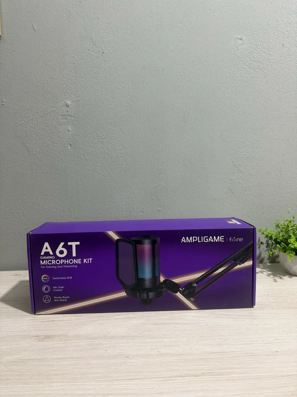 Microfone para PC gamer - Fifine A6T