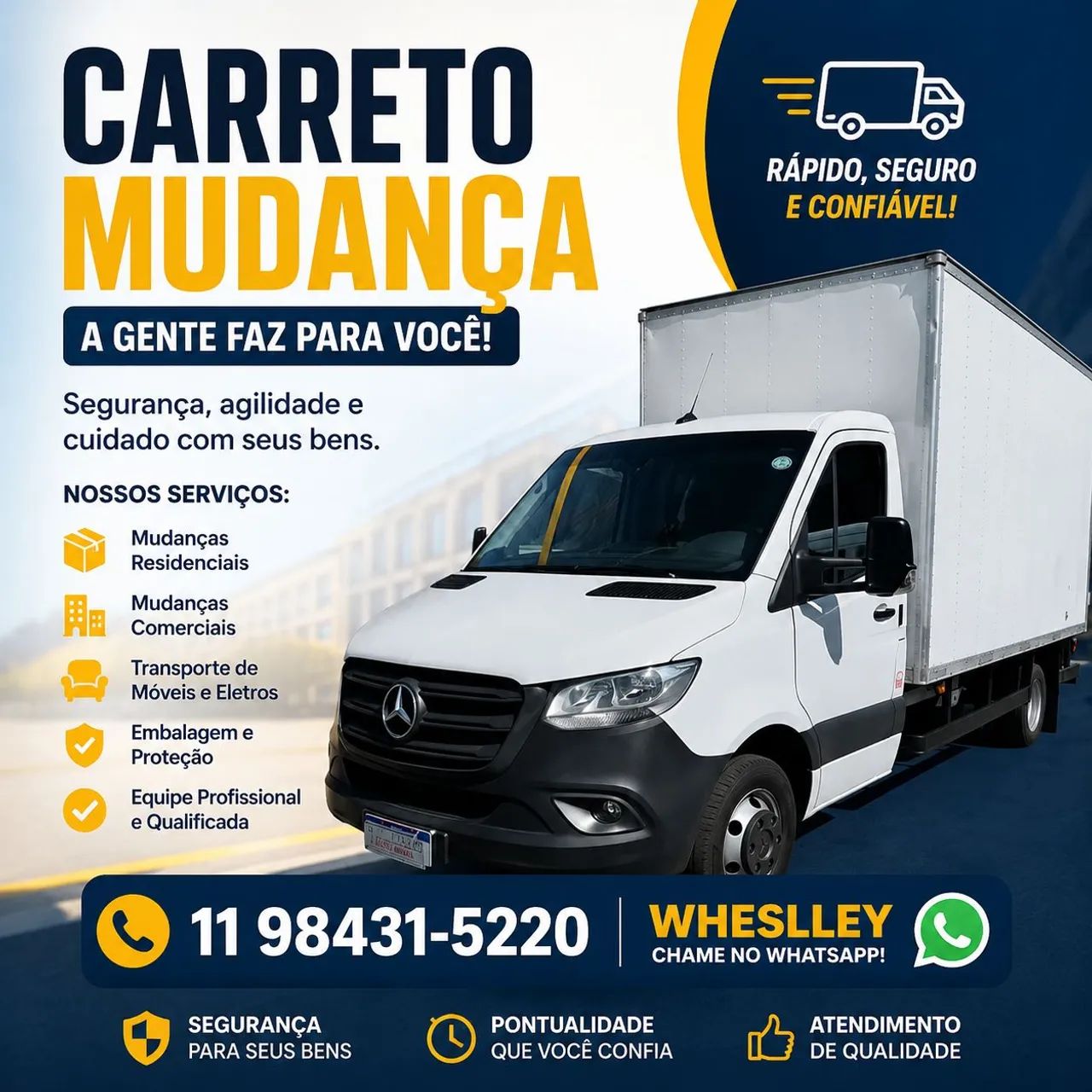 Mudança carreto entregas 