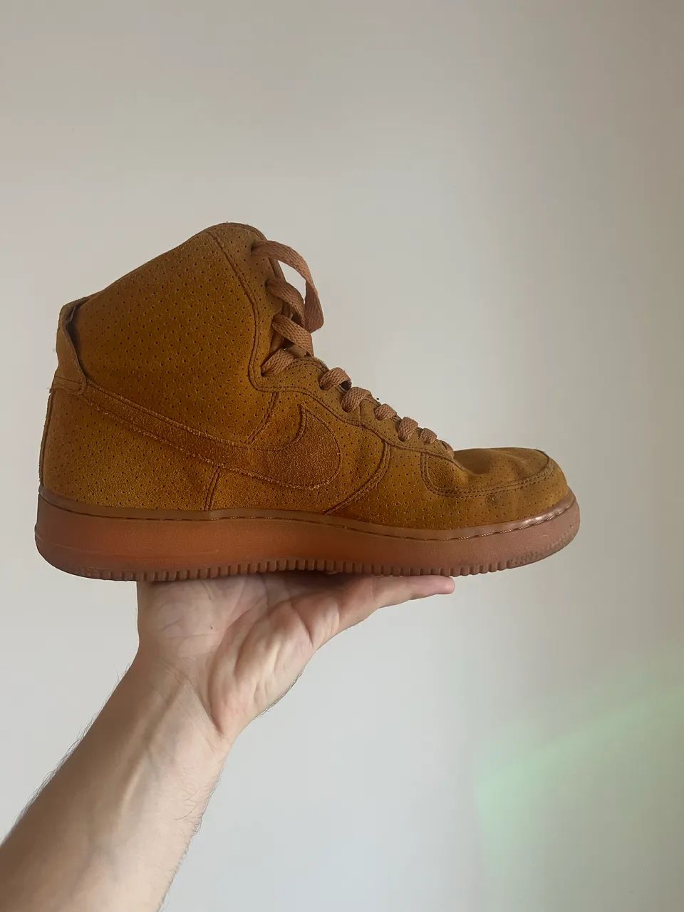 Tênis Nike Air Force 1 Caramelo (cano alto) - Foto 2