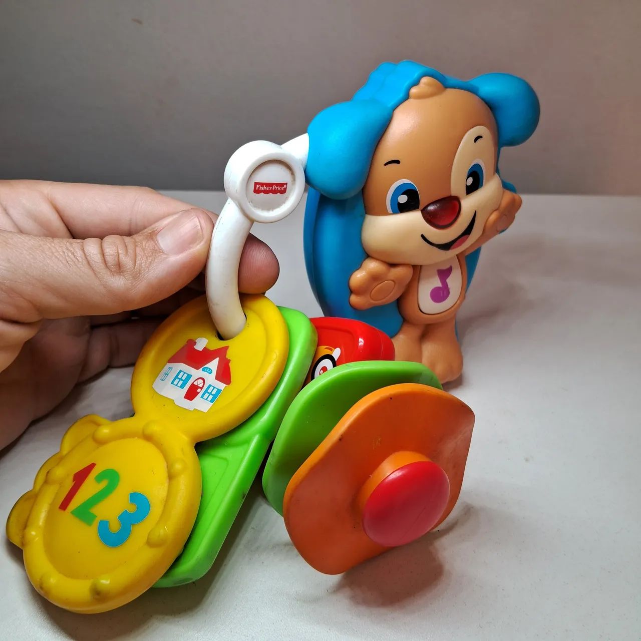 Fisher Price - Chaveiro Eletrônico Aprender e Brincar Interativo e Educativo