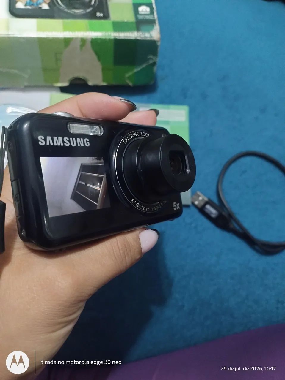 Câmera Samsung Pl120 funcionando perfeitamente  - Foto 2