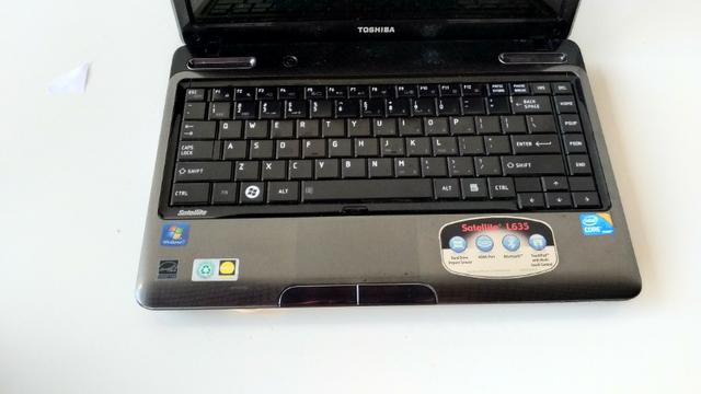 Toshiba i5+4gb+500hd + bateria nova e parcela no credito sem juros - Foto 2