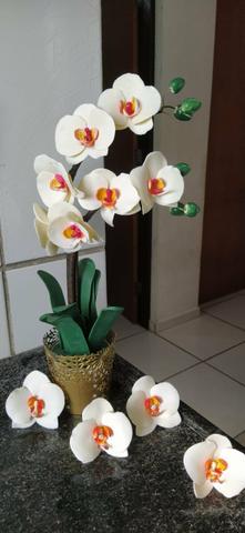 Orquídea em biscuit - Foto 3