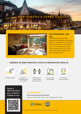 Apartamento Temporada Gramado - Até 6 pessoas - Ótima localização - Foto 20