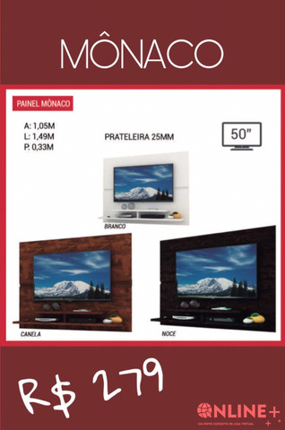 Painel Mônaco- com prateleiras