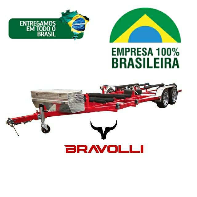 Carretinha BRAVOLLI ' BA ° Reboque P/ Jet ski linha EXCLUSIVA ' A