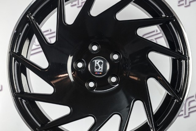 Rodas Koko Kuture SL034 Preto 5x114,3 - 19x8,5 e 19x9,5 aro 19 duas talas - Foto 4