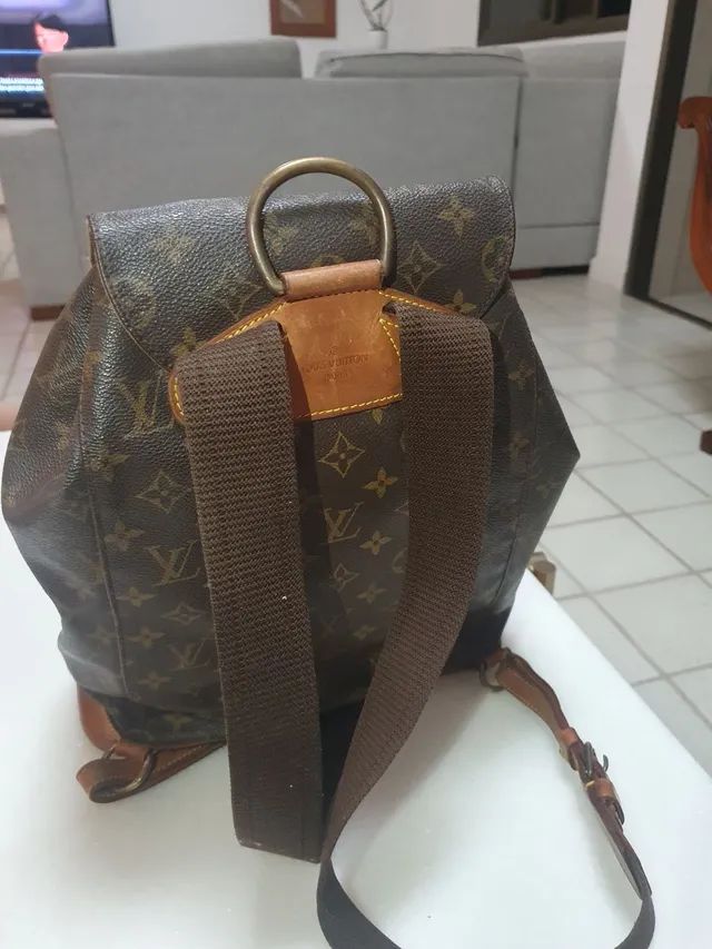 COMPRANDO MOCHILA LOUIS VUITTON VINTAGE MONTSOURIS GM 