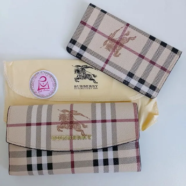 Carteira e porta cartões Burberry 