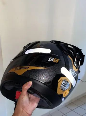 Capacete moto - Tamanho 58 - Foto 2