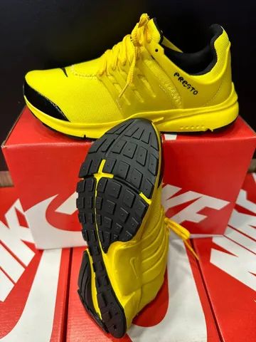 Nike presto best sale running shoes yellow