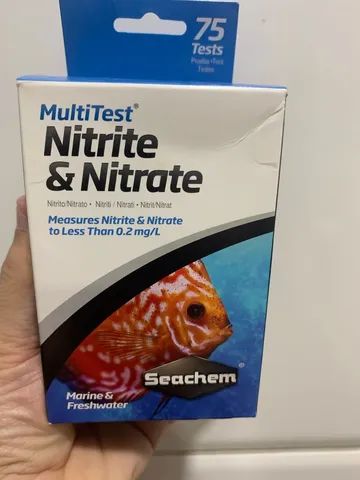 Teste SEACHEM de Nitrito e Nitrato 