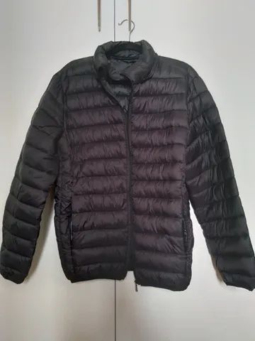 Jaqueta acolchoada puffer preta - Tam G - Foto 2