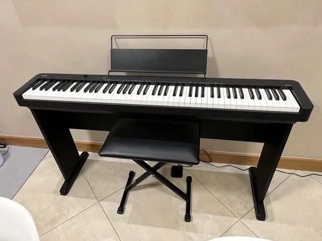 Piano Casio CDP S150 com estante de suporte Casio