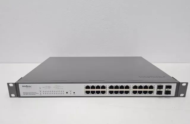 Switch gerenciável Intelbras SG 2404 POE - Foto 2