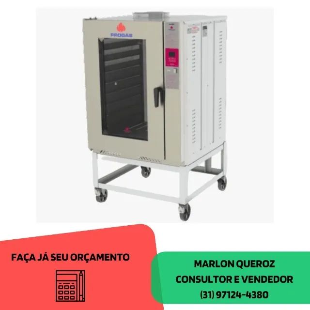 Forno de Pao Eletrico 8 Esteiras  220v