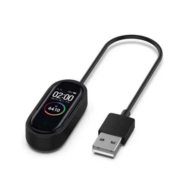 Cabo Carregador para relógio Smartwatch Mi Band 4 Usb 15 Cm - Foto 2