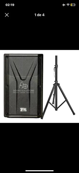 Vendo Caixa Ativa de PZ YAC 15? com Tripé de brinde, juntamente com NF e 1 Ano de Garantia - Foto 3