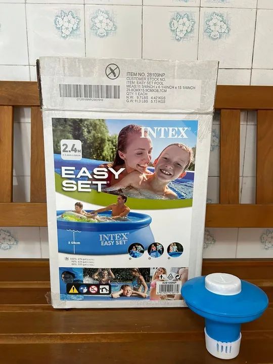 Piscina Inflável 2.600 litros INTEX EASY SET
