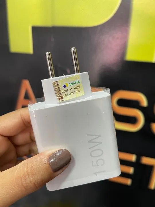 Carregador 120w Turbo 67w 150w  para Xiaomi Samsung Usb tipo C 150w - Foto 2