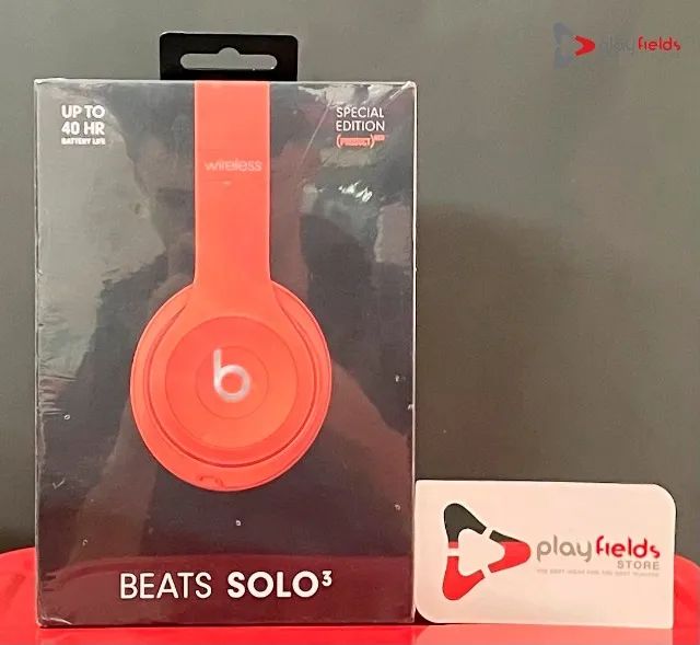 Beats Solo 3 Wirelles Citrus Red MX472LL/A - Produto Novo, Lacrado com Garantia.