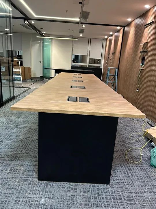Móveis para escritório todo em MDF moderno Estação de trabalho 