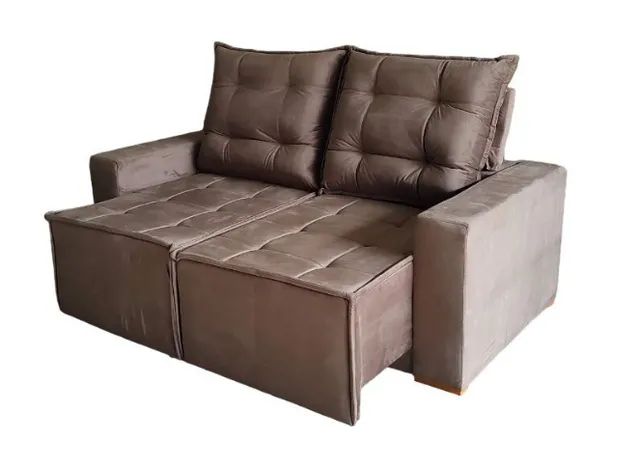 sofa retratil reclinavel 1.90 / pronto entrega 
