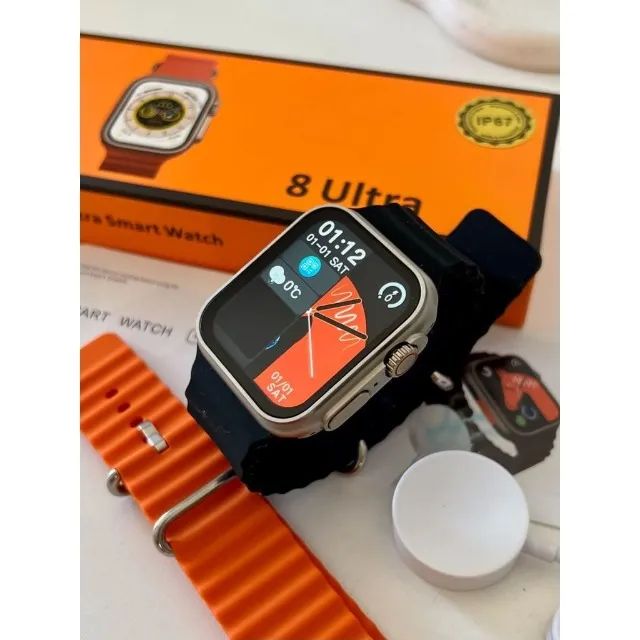 Smartwatch Ultra com 2 Pulseiras - Foto 2
