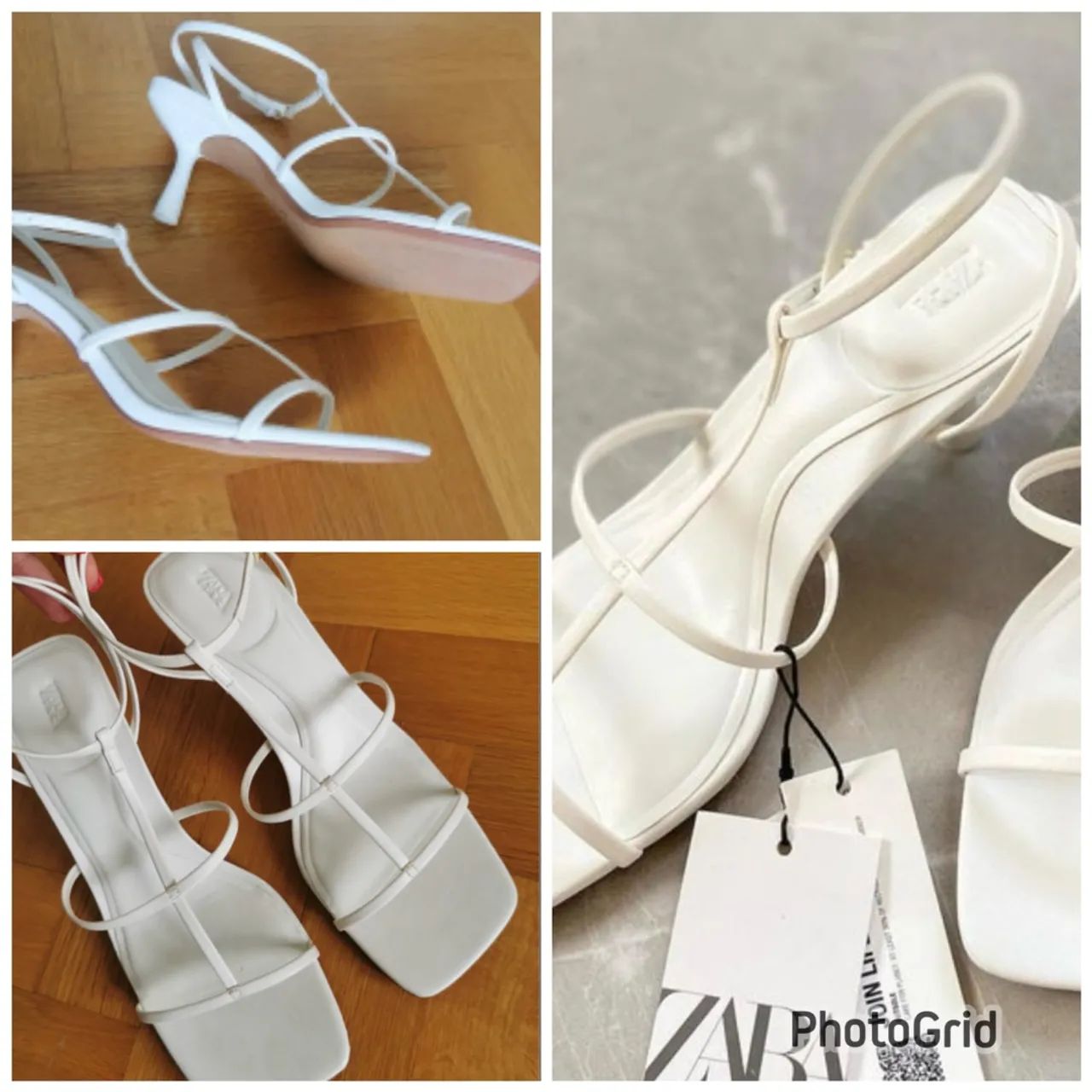 Sandálias Zara de Saltinho fino