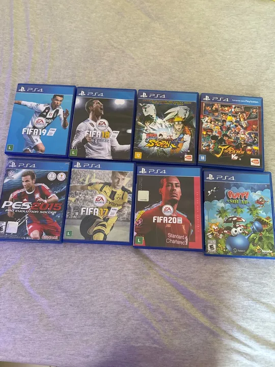 Jogos de ps4/ps5 de 50 á 150 Reais