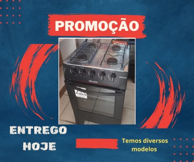 Fogão Braslar/ Entregamos Imediatamente/ Pague só na entrega/ Móveis Modernos
