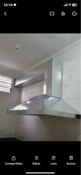 Coifa sobre medida