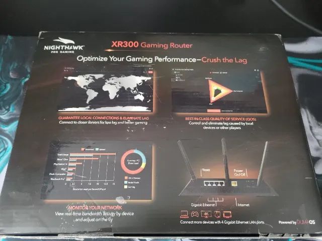 Roteador gamer Netgear Nighthawk XR300 - Foto 4