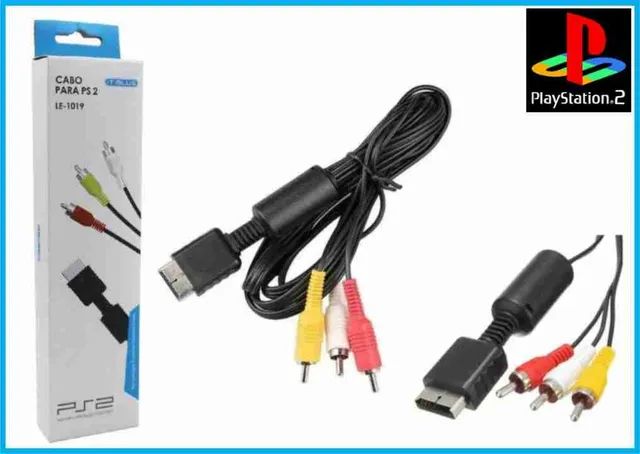 Cabo de Áudio e vídeo para PlayStation 2 Novo