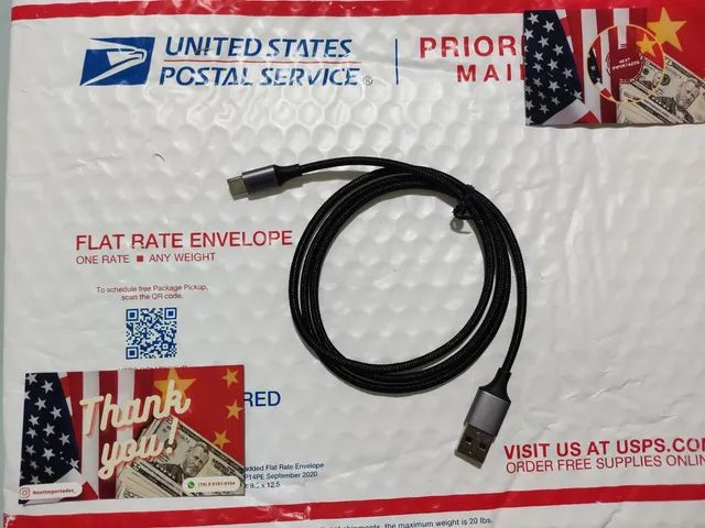 Novo<br>Cabo De Carregamento Rápido Ugreen USB-A Para USB-C - NEXT IMPORTADOS - Foto 2