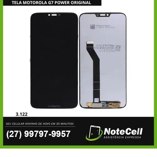 Tela/Display P/ MOTO G9 PLAY/ E7 PLUS ORIGINAL C/ARO   Instalação em 30 min!