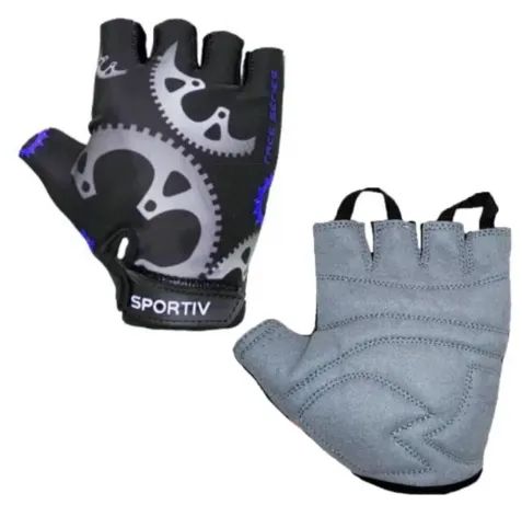 Luva Ciclismo Moto Motociclista Bike Bicicleta Fitness Em Lycra Estampada Dedo Curto. z882 - Foto 2