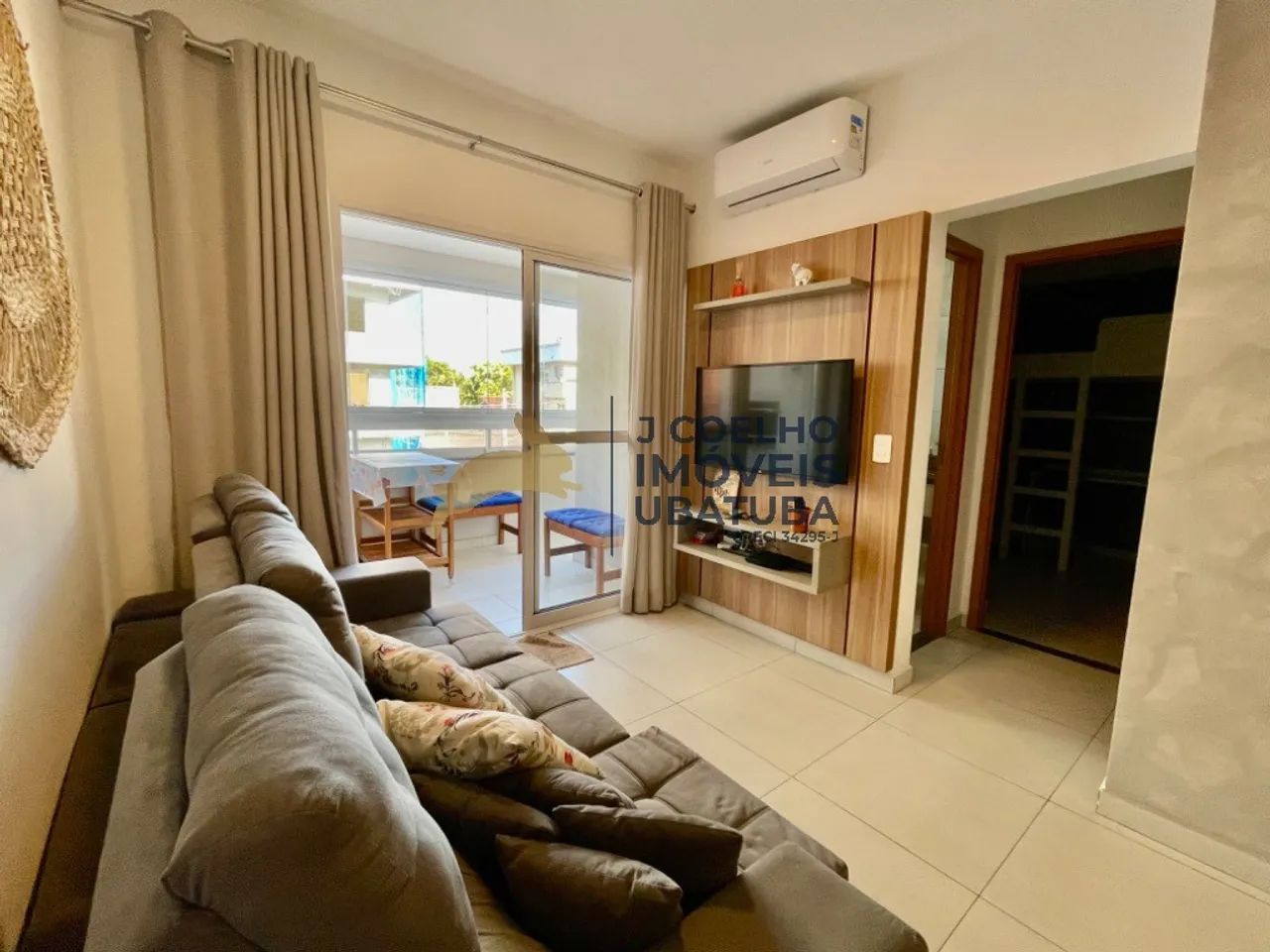 Apartamento com 2 dormitórios sendo 1 suíte, varanda gourmet à venda no Itaguá - Ubatuba S