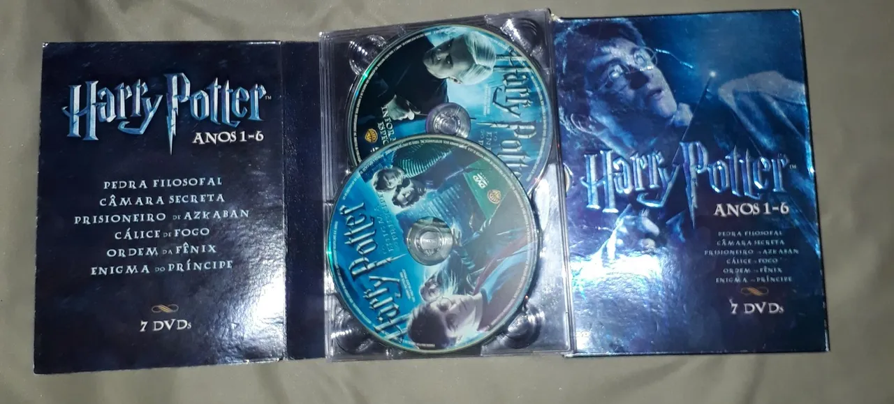 Harry Potter Anos 1-6 - 7 DVDs