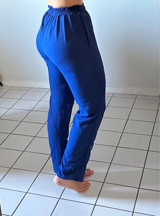 Calça de praia azul  - Foto 4